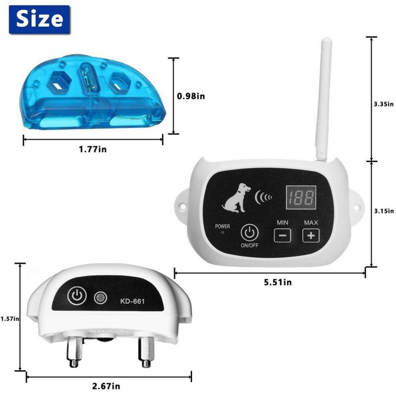 Outdoor Wireless Dog Fence Electronic Pet Containment System Outdoor Wireless Dog Fence Electronic Pet Containment System