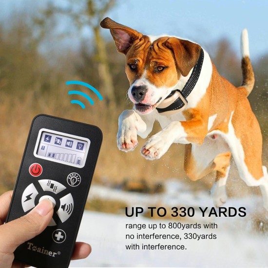 Rechargeable and Waterproof Dog Training Collars with Remote dog shock Collars