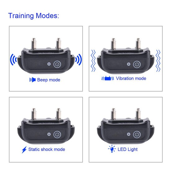 Dog Training Collars with Waterproof and Rechargeable Remote Dog Shock Collars