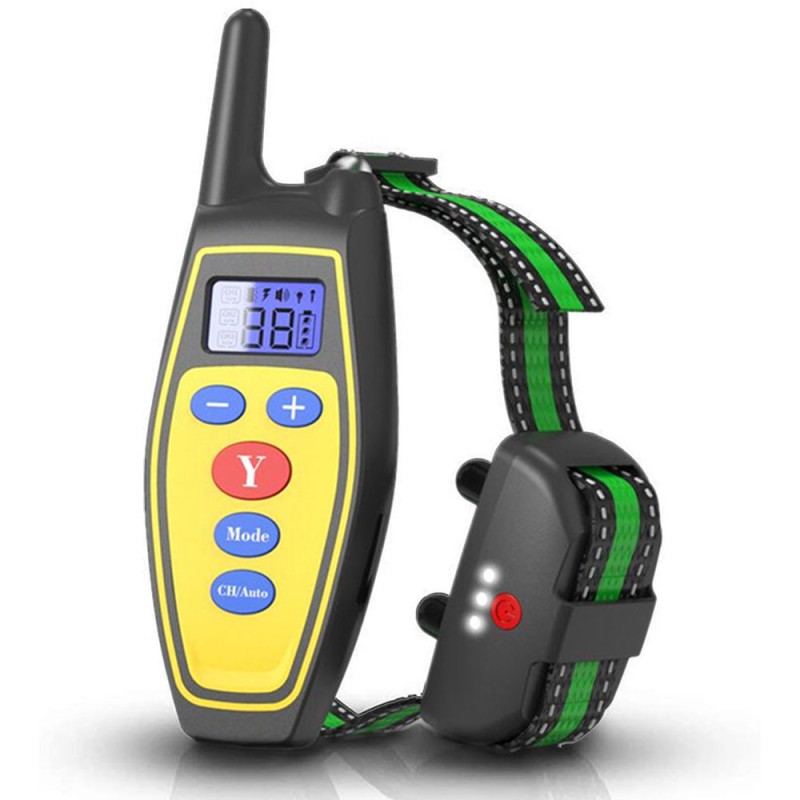 2 in 1 Dog Training Collars Automatic Anti Bark Control with Remote Electric Dog Collars 2 in 1 Dog Training Collars Automatic Anti Bark Control with Remote Electric Dog Collars