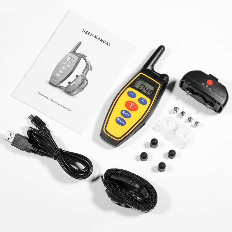 2 in 1 Dog Training Collars Automatic Anti Bark Control with Remote Electric Dog Collars 2 in 1 Dog Training Collars Automatic Anti Bark Control with Remote Electric Dog Collars