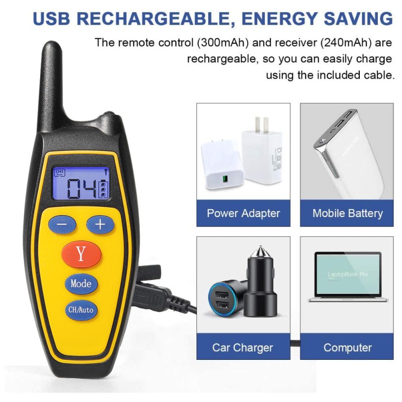 2 in 1 Dog Training Collars Automatic Anti Bark Control with Remote for 3 dogs 2 in 1 Dog Training Collars Automatic Anti Bark Control with Remote for 3 dogs