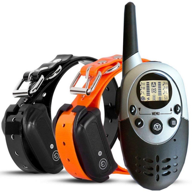 Waterproof Dog Training Collars with Remote Rechargeable Vibrating Dog Collars for 2 Dogs Waterproof Dog Training Collars with Remote Rechargeable Vibrating Dog Collars for 2 Dogs