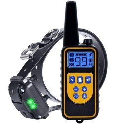 Dog Training Collars 870yards remote rechargeable and waterproof Dog Shock Collars