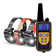 Dog Training Collars Remote Rechargeable and waterproof Vibrating Dog Collars for 3 Dogs