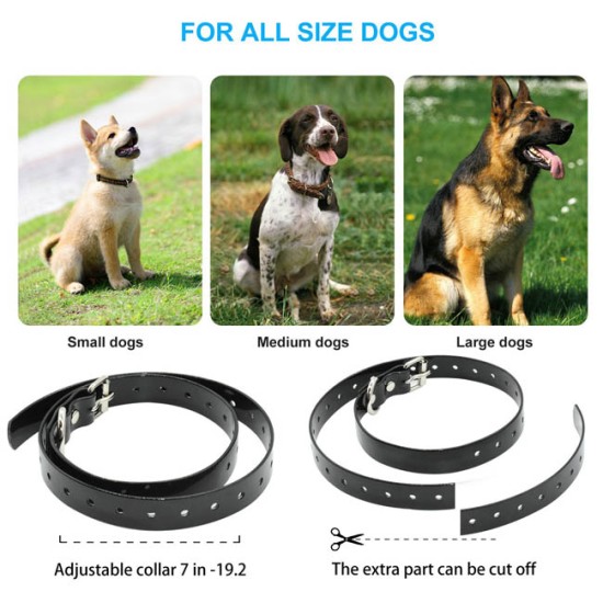 Dog Training Collars Remote Rechargeable and waterproof Vibrating Dog Collars for 3 Dogs