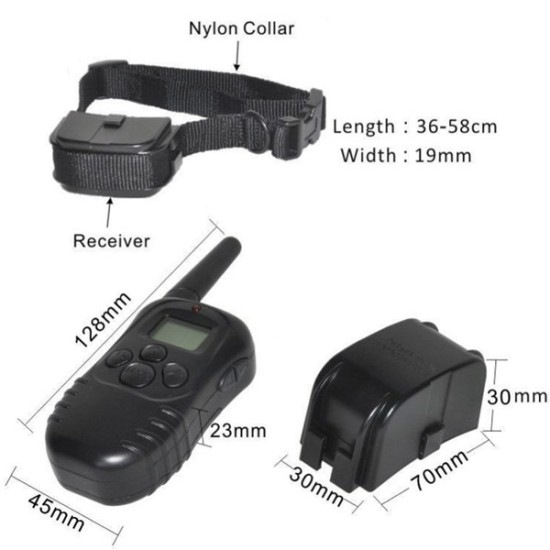 Dog Training Collars Remote Control E-Collar LCD Electric Collars