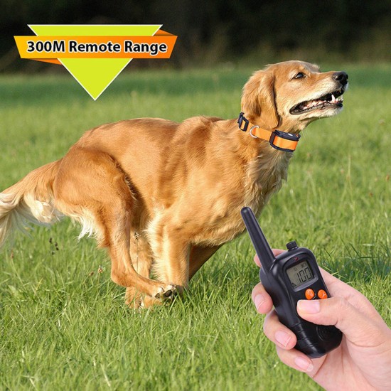 Waterproof Dog Training Collar with Wireless Remote Rechargeable Dog Shock Collars